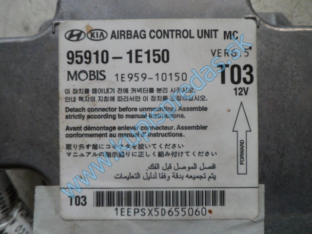 riadiaca jednotka airbagov na hyundai accent, 95910-1E150